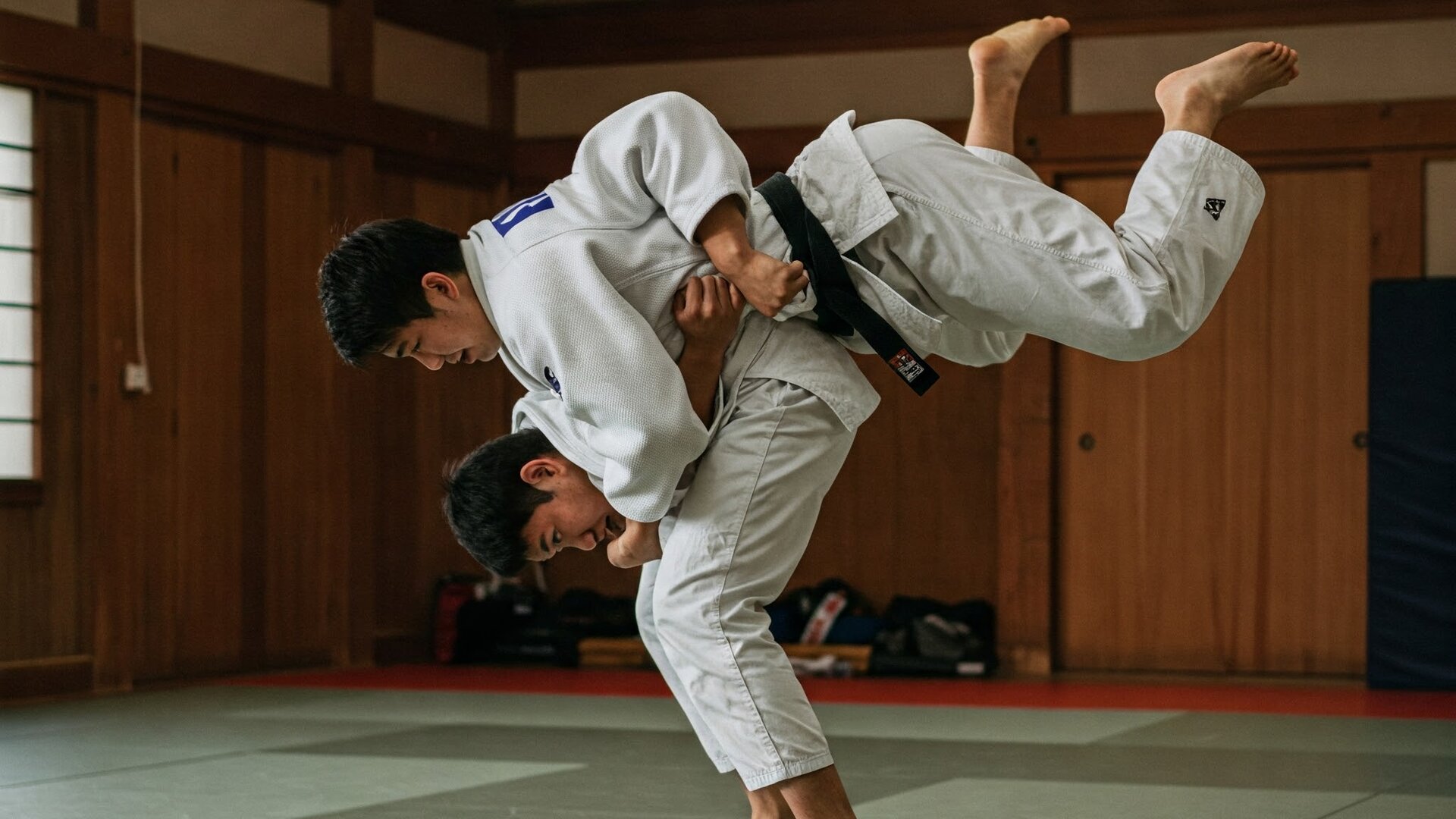 Dojo judo z tatami